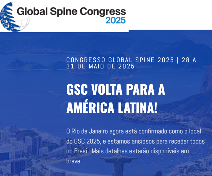 13º Global Spine Congress - GSC 2025